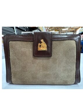 Rare Vintage Lanvin Wallet Leather/Suede